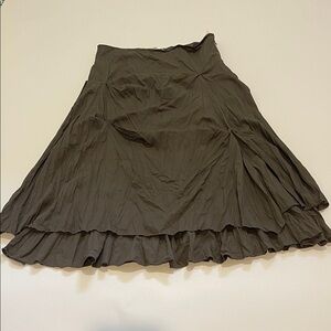 Lanvie Chic A-Line Brown Skirt